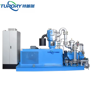 Energy Saving 40bar 110KW 10 m³ L-type Oil-free air Compressor for Beverage Factory